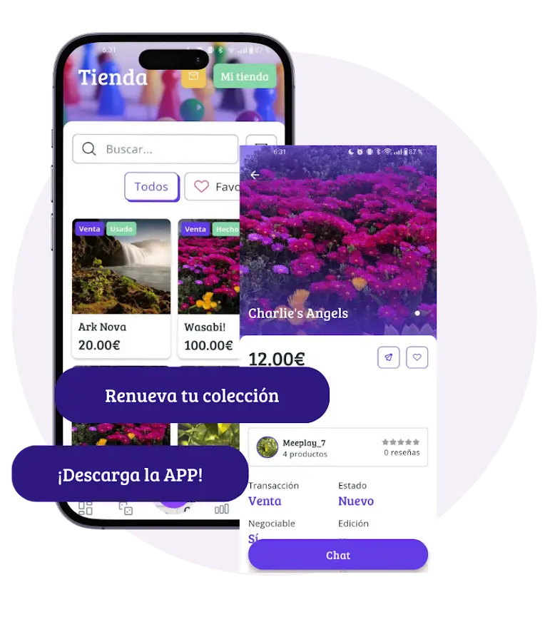 MEEPLAY APP • Juegos de Mesa • Tienda