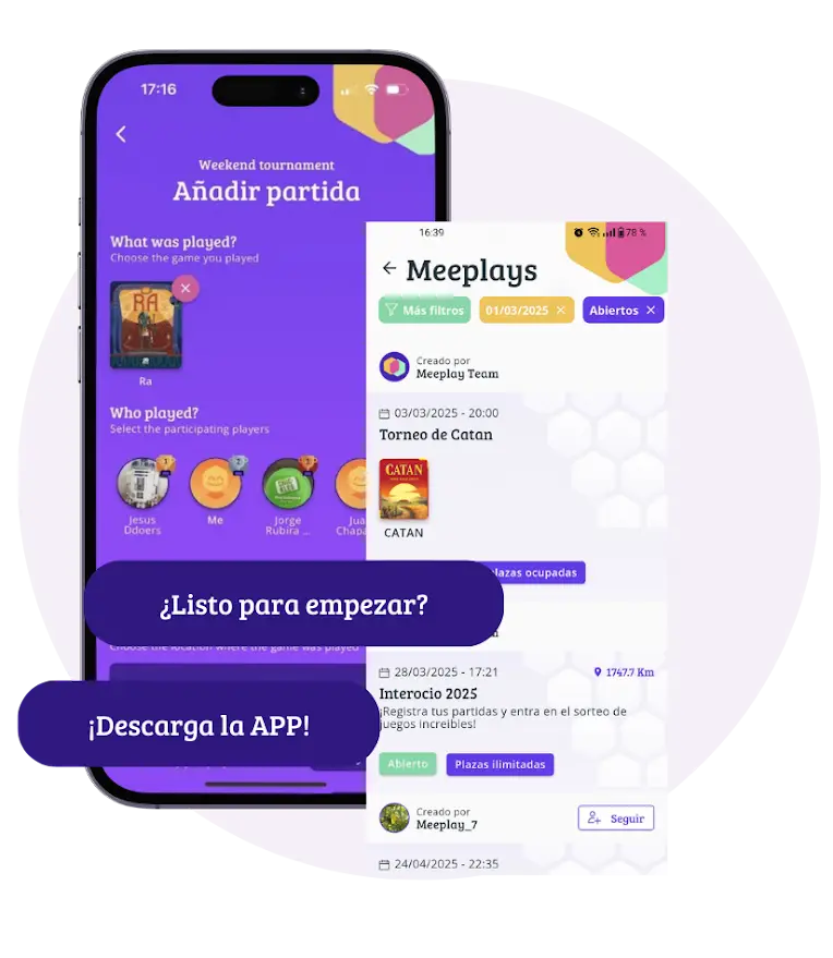 MEEPLAY APP • Juegos de Mesa • Listo para Empezar