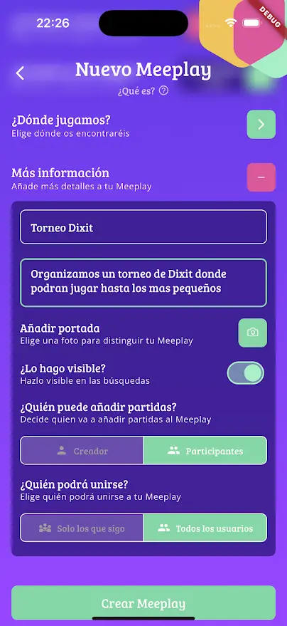 MEEPLAY APP • Juegos de Mesa • Nuevo Meeplay
