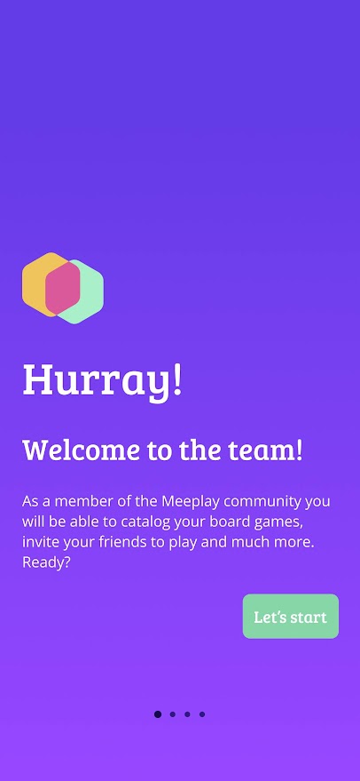MEEPLAY APP • Juegos de Mesa • Welcome